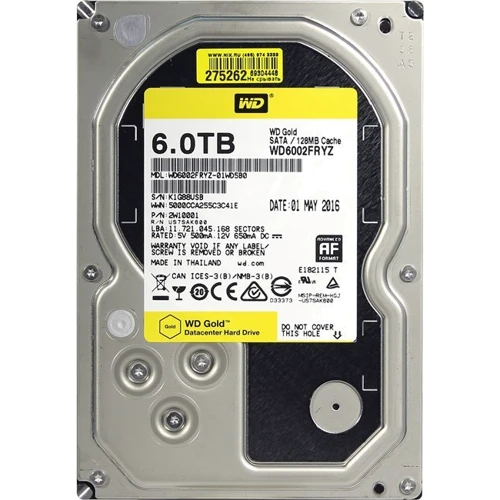 Внутренний жесткий диск WD Gold WD6002FRYZ