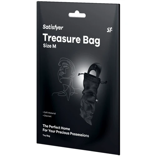 Мешочек для хранения игрушек Satisfyer Treasure Bag M Black
