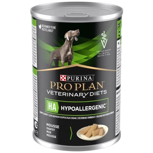 Влажный корм Pro Plan Veterinary Diets Dog HA Hypoallergenic 400 г (7613036689427): Тип Влажный корм