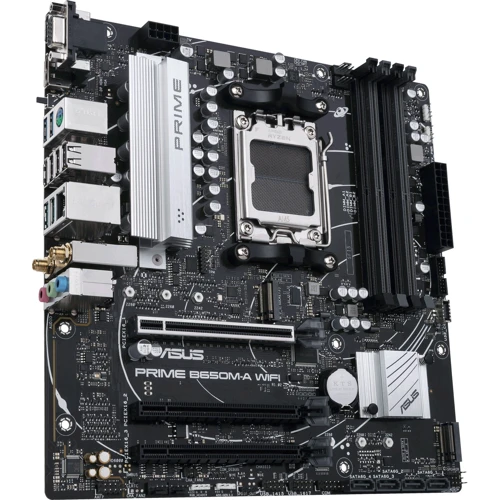 ASUS PRIME B650M-A WIFI: Разъемы на задней панели USB 3.2 Gen 1, USB 2.0, VGA