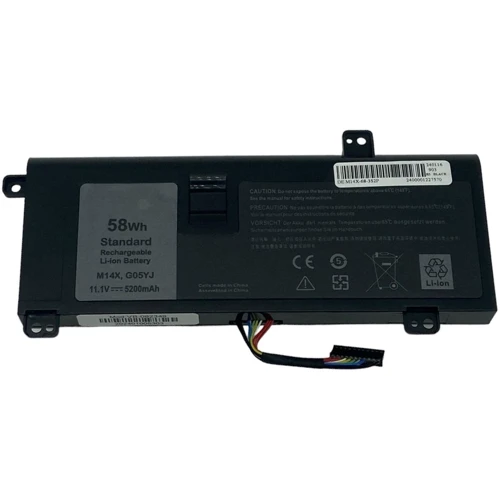 Батарея для ноутбука Dell G05YJ Alienware M14X R3 11.1V Black 5200mAh OEM (92349)