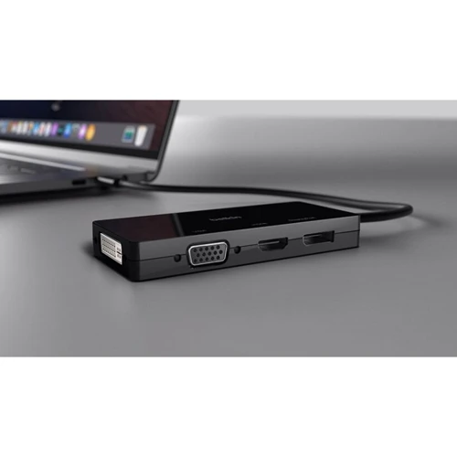 Адаптер Belkin Adapter USB-C to VGA+HDMI+DisplayPort+DVI Black (AVC003BTBK) фото 5