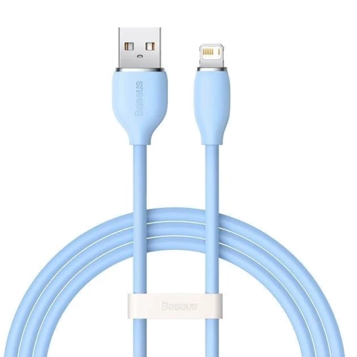 Кабель Baseus USB Cable to Lightning Silica Gel 2.4A 1.2m Blue (CAGD000003)