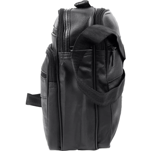 Чоловіча сумка через плече Valiria Fashion чорна (3DETAW8093-2): Тип ручки Коротка ручка, Плечовий ремінь