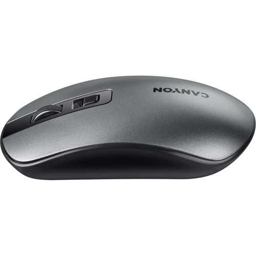 Мышь Canyon Wireless Dark Grey (CNS-CMSW18DG): Эргономика симметричная для левшей