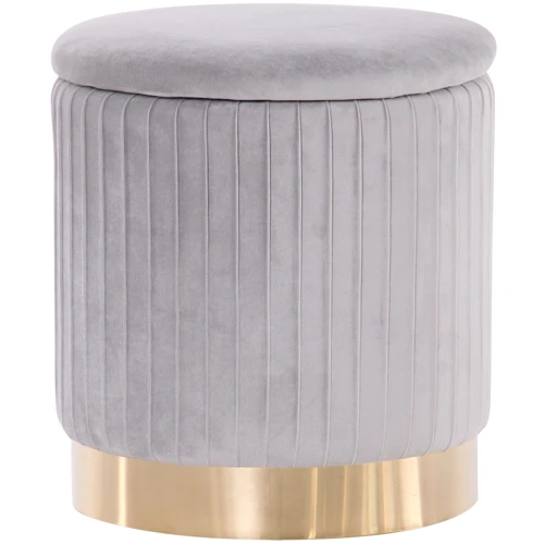 Пуф AMF Monte Grey / Golden Chrom (547483)