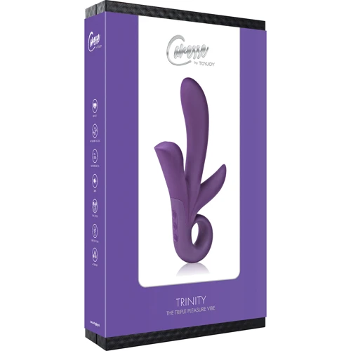 Вибратор для тройного удовольствия Trinity Vibrator, 12x3.5 см