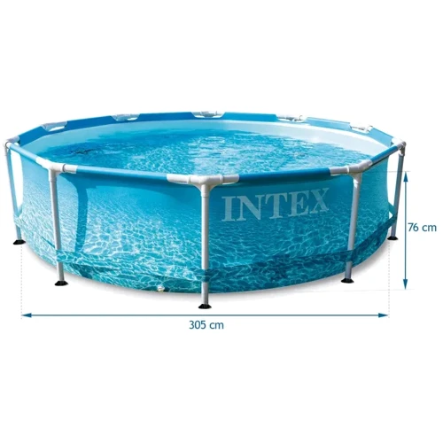 Intex Басейн каркас 28206 Metal Frame Pool 305x76 см фото 5