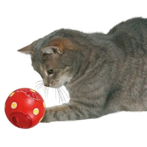 Кормушка-мяч Trixie Snacky для котов 7.5 см (4011905041377): Материал Пластик