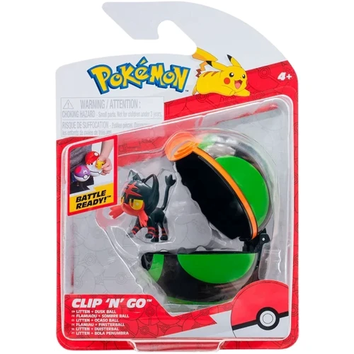Игровой набор Pokemon W16 - Литтен в покеболе (PKW3147) фото 2