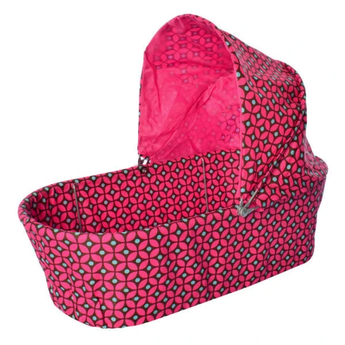 Коляска для кукол Melogo 9325 (pink/black): Цвет розовый