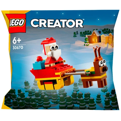 Конструктор LEGO Creator Поїздка на санчатах Санти (30670): Серія Creator