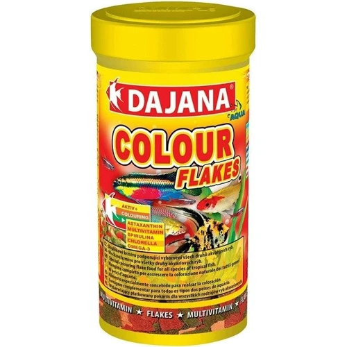 Корм для рыб Dajana Colour Flakes в хлопьях для усиления окраса 100 мл/20 г (DP002A (5007))