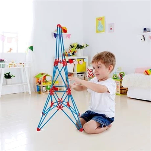 Конструктор HAPE Flexistix Ейфелева вежа 62 деталей бамбуковий (E5563) фото 5