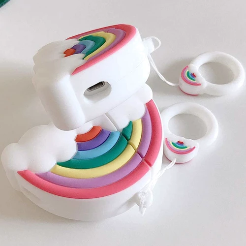 Чохол для навушників TPU Case Rainbow for Apple Airpods: Cумісність AirPods