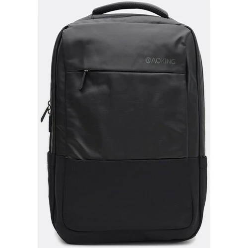 Чоловік рюкзак Aoking чорний (C1SN77882-black): Фактура Тканая, Матовая
