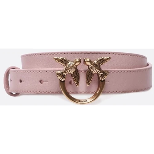 Женский ремень PINKO LOVE BERRY H2 BELT VITELLO SET розовый (100143A0F1O81Q)
