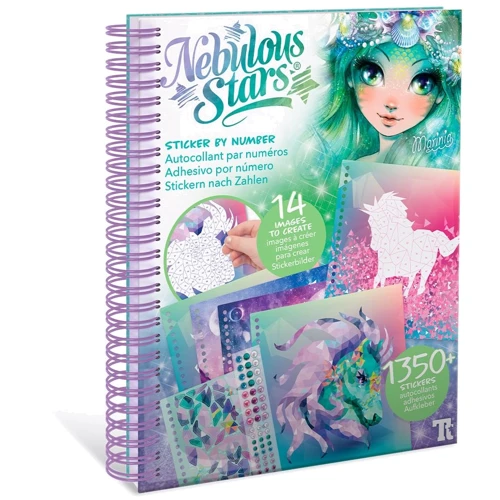 Набор для творчества Nebulous Stars Скетчбук Стикеры по номерам (11129): Производитель Nebulous Stars