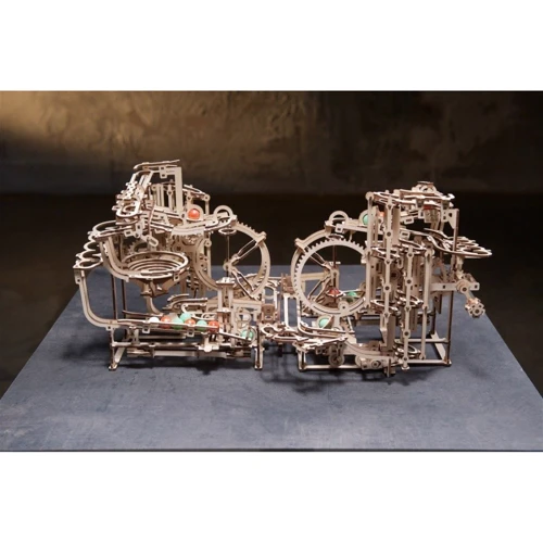 Механічний 3D пазл UGEARS Марбл-траса Ступінчастий витяг (70157) фото 10
