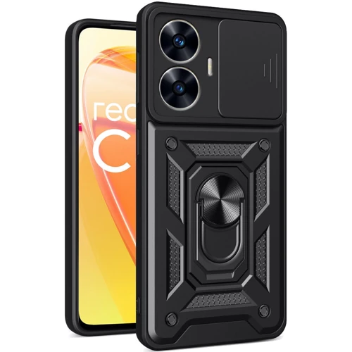 Чехол для телефонов BeCover Military Black for Realme C67 4G (710707): Пленка в комплекте нет