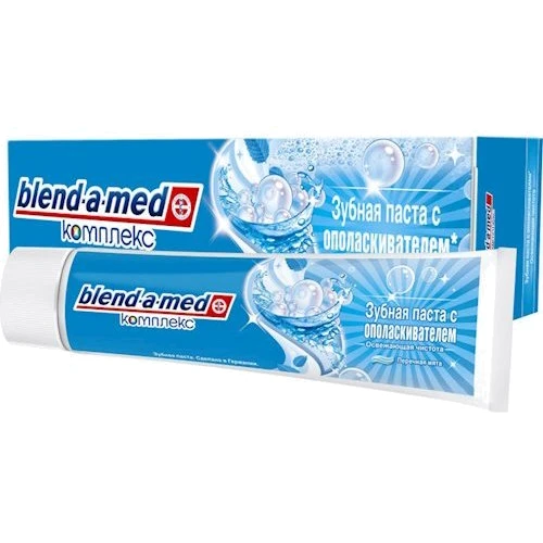 Blend-a-med Зубная паста Комплекс с ополаскивателем Освежающая чистота Перечная мята 100 ml