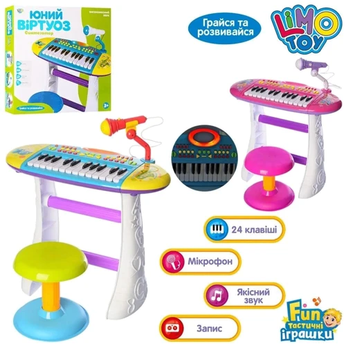 Синтезатор Limo Toy Юный виртуоз Голубой (BB383BD): Производитель Limo Toy