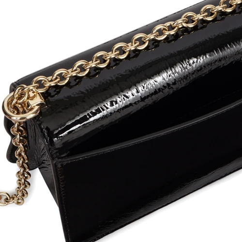 Жіноча сумка крос боді Furla 1927 Mini Crossbody 20 Bafkaco чорна (BAFKACOA.0301O6000): Фактура глянцевий, Гладка