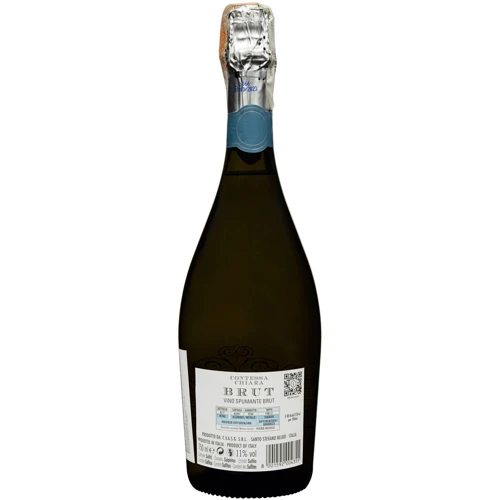Вино игристое Contessa Chiara брют белое сухое 0.75 л (FSH_8001592004355): Объем, л 0.75
