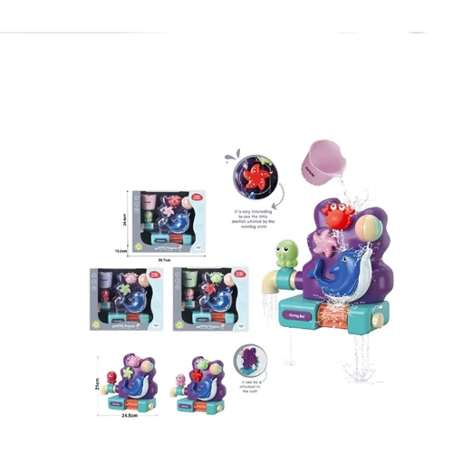 Игрушка для купания A-Toys, двигается когда на нее попадает вода (889-6 (Y8610)): Производитель A-Toys