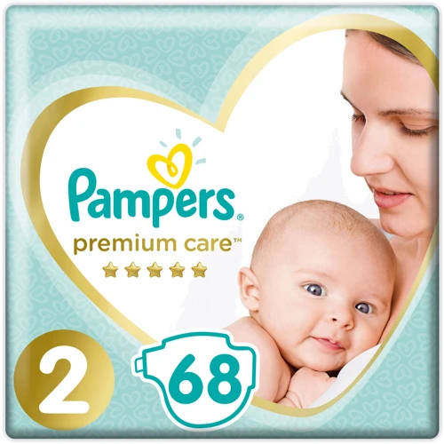 Подгузники Pampers Premium Care Размер 2 (4-8 кг) 68 шт (8001841104874)