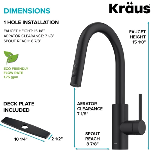 Змішувач для кухонного миття Kraus KPF-2620MB