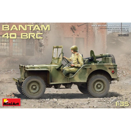Сборная модель MiniArt Американский джип "Бантам БРЦ 40" (MA35212)