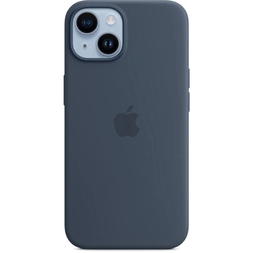 Чехол для iPhone Apple for iPhone 14 Silicone Case with MagSafe Storm Blue (MPRV3) 