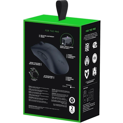 Мышь Razer DeathAdder V3 Pro Black (RZ01-04630100-R3G1): Время отклика 0.2 мс