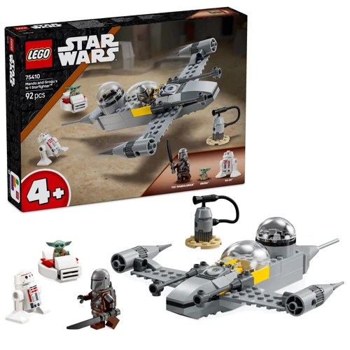 Конструктор LEGO Star Wars Звездный истребитель N-1 Мандо и Грогу 92 детали (75410)