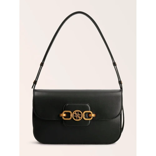 Женская сумка через плечо Guess Hensely Cnvrtble Shoulder Bag черная (HWVB8113210-BLA)