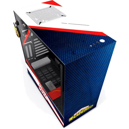 Корпус NZXT H510i All Might (CA-H510I-MH-AM): Материал передней панели сталь