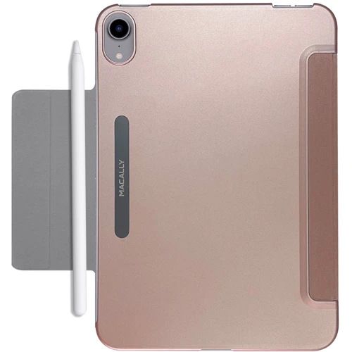 Аксесуар для iPad Macally Protective Case and Stand with Apple Pencil Rose Gold (BSTANDM6-RS) для iPad mini 6 2021 фото 12