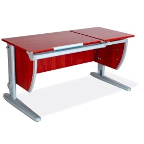 Стіл універсальний трансформований СУТ.17.04 (120 см * 61 см) + Стілець СУТ.01-01 яблуня / сірий: Вік дитини від 6-ти років