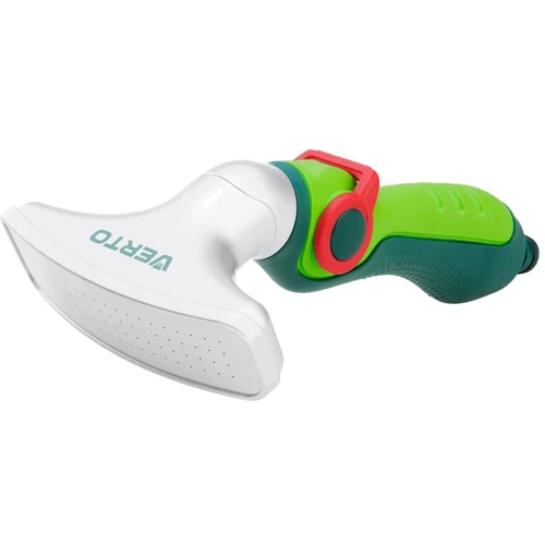 Ороситель ручной Verto, пистолетный, 1/2"-3/4", широкий, 1 функция, плавная регулировка напора воды большим пальцем, держатель двухкомпонентный (15G708): Тип насадки для полива