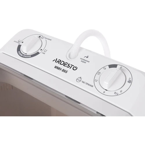 Стиральная машина Ardesto WMH-B65: Количество программ стирки 2
