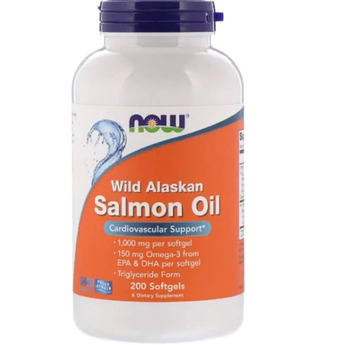 Now Foods Wild Alaskan Salmon Oil, 200 Softgels (NF1674)