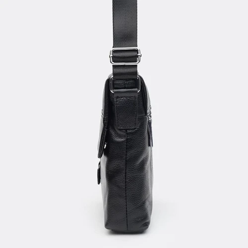 Мужская сумка планшет Keizer черная (K13651bl-black): Фактура Зернистая, Матовая