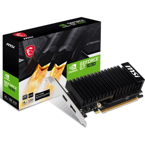Видеокарта MSI GeForce GT 1030 4GHD4 LP OC (912-V809-3817): Интерфейс PCI Express 3.0 x16