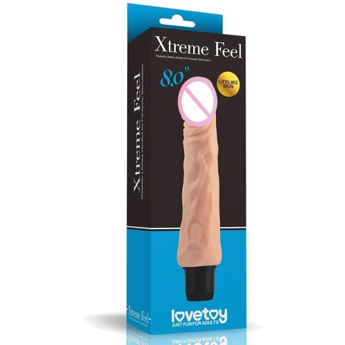 Реалистичный вибратор LoveToy Xtreme Feel Vibrator Flesh 1 8"