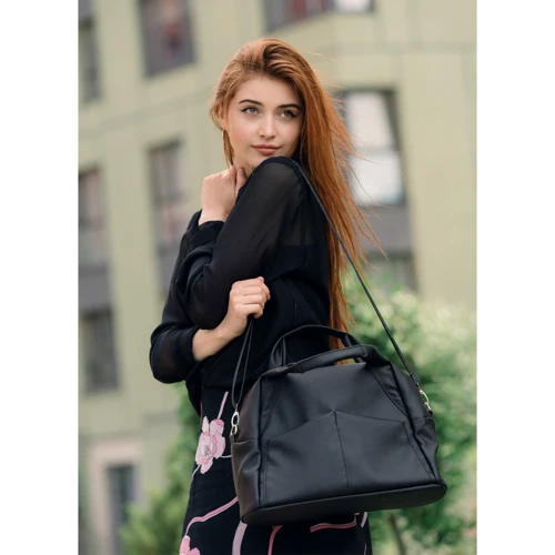 Женская спортивная сумка Sambag Vogue BZT черная (90123001): Страна производитель Украина