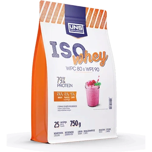 Протеин UNS Iso Whey 750 g /25 servings/ Raspberry ice Cream