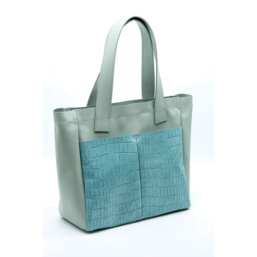 Жіноча сумка тоут ARTiS Bags сіро-блакитна (1687 7306-7014): Стать Женский