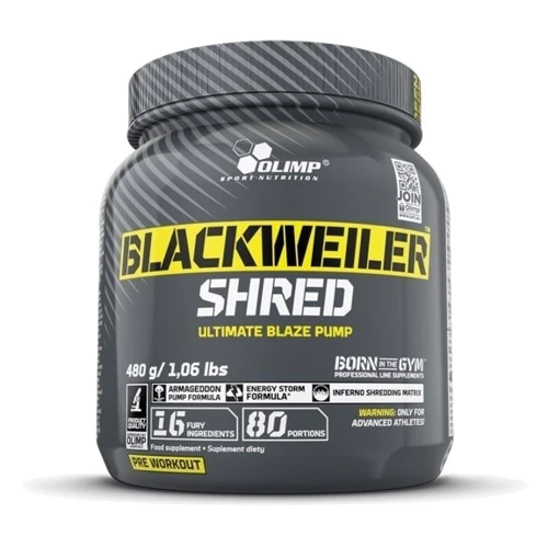 Предтренировочный комплекс Olimp BlackWeiler Shred 480 g /80 servings/ Orange