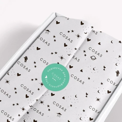 Комплект постельного белья Cosas Starfall G White Sky детский на резинке 110х140 см (StarfallGWhite_Sky_140)